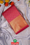 Pink Pure Handloom Kanchipuram Saree With Gold Zari Border